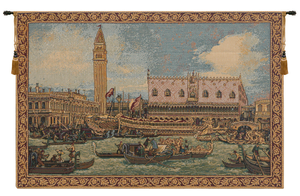 Bucintoro I Small Italian Wall Tapestry