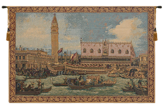 Bucintoro I Small Italian Wall Tapestry
