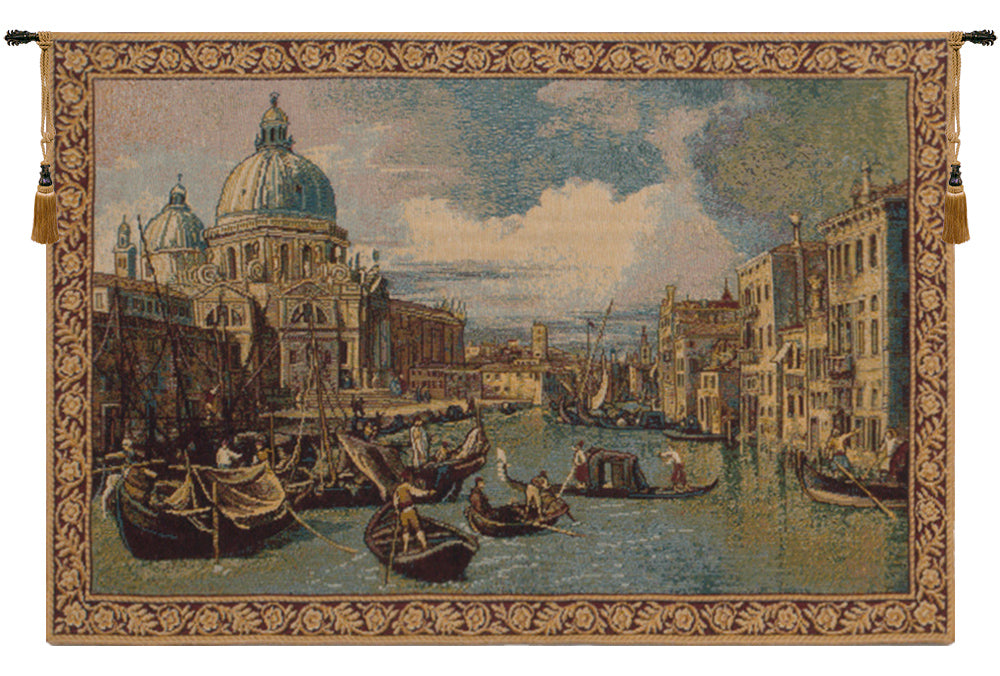 Saint Mary of Health and the Grand Canal Horizontal Small Italian Wall Tapestry