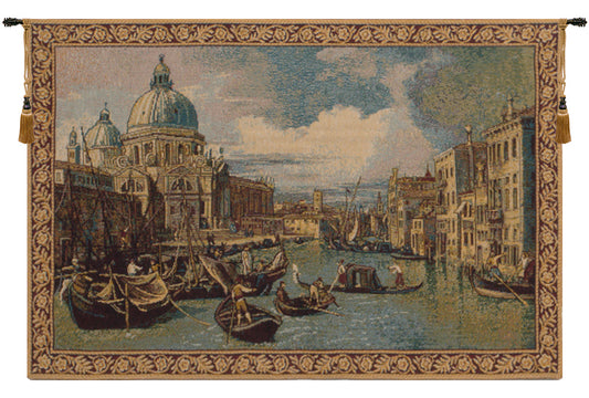 Saint Mary of Health and the Grand Canal Horizontal Small Italian Wall Tapestry