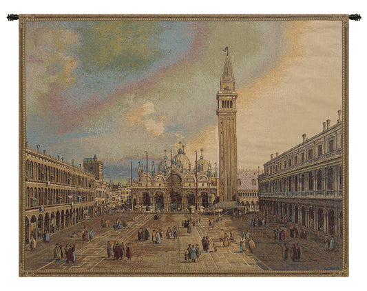 San Marco Square Italian Wall Tapestry