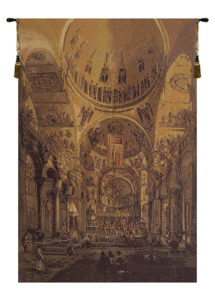 Inside San Marco Italian Wall Tapestry