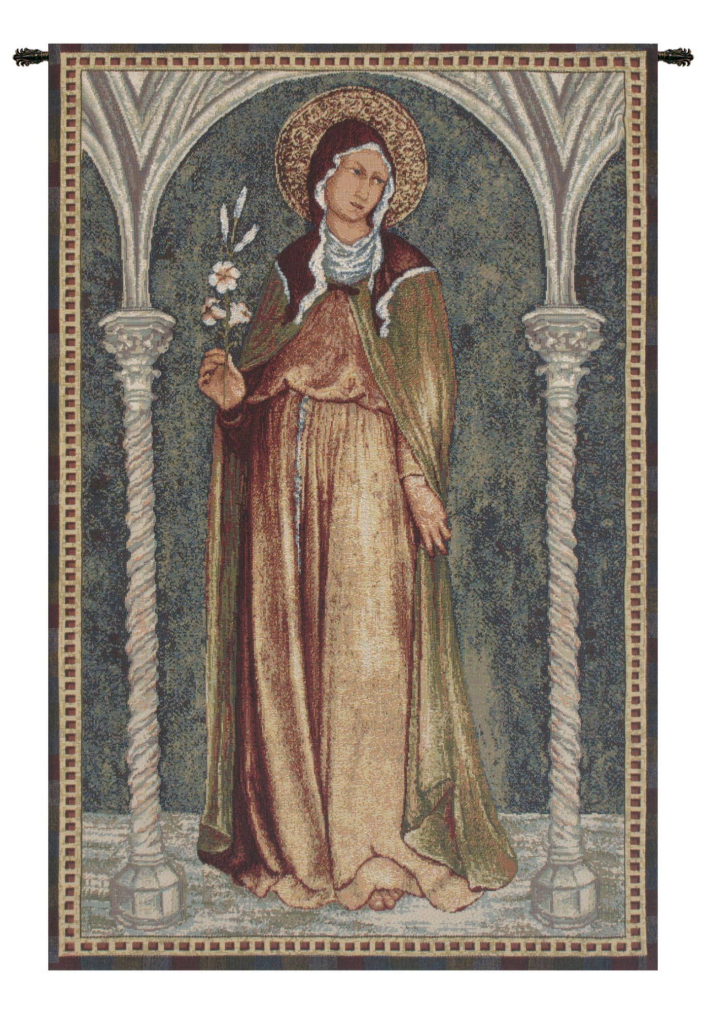 Saint Clare in Arch European Wall Art