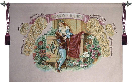 Romeo and Juliet Travels Tapestry Wall Art
