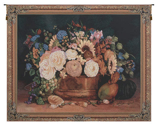 Summer Bouquet II Still Life Tapestry Wall Art
