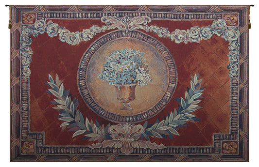 Olive Branch and Flowers Tapestry Wall Art