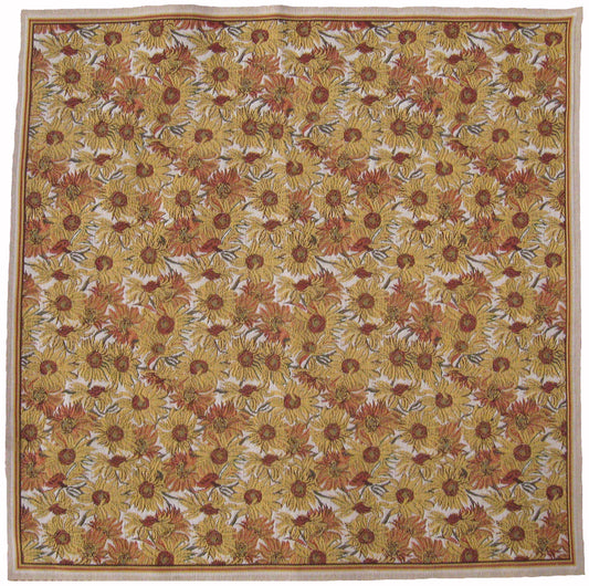 Sunflowers Square Afghan Throw Wholesale