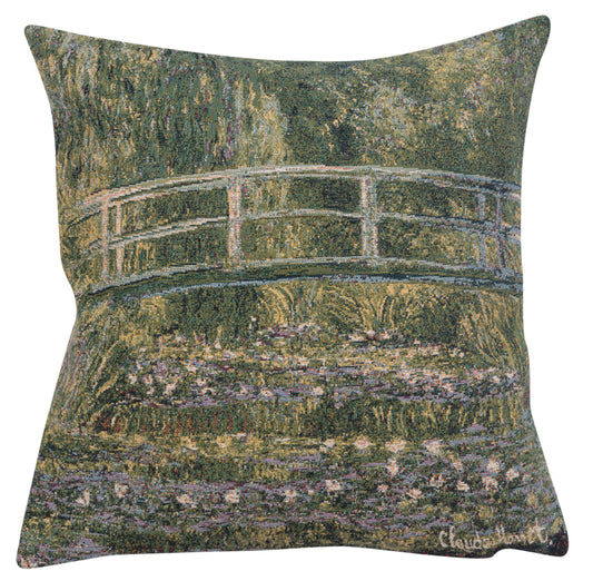 Monet's Bridge at Giverny I European Cushion Covers