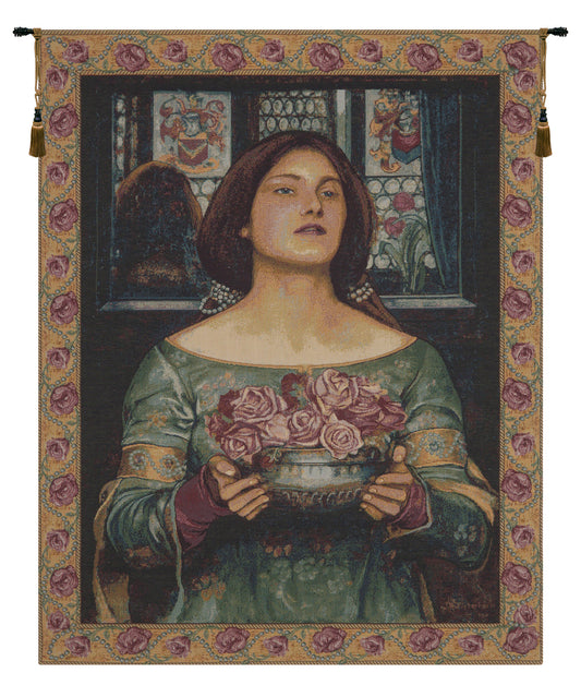 Offering the Roses Italian Wall Tapestry