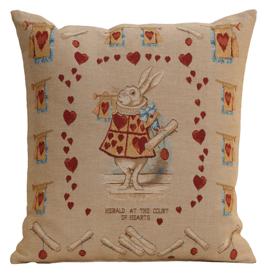 Heart Rabbit Alice In Wonderland French Cushion Cover