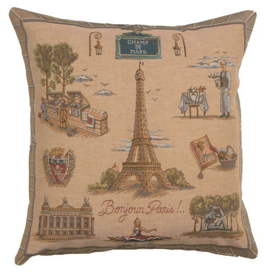 Paris Tour Eiffel French Cushion Cover