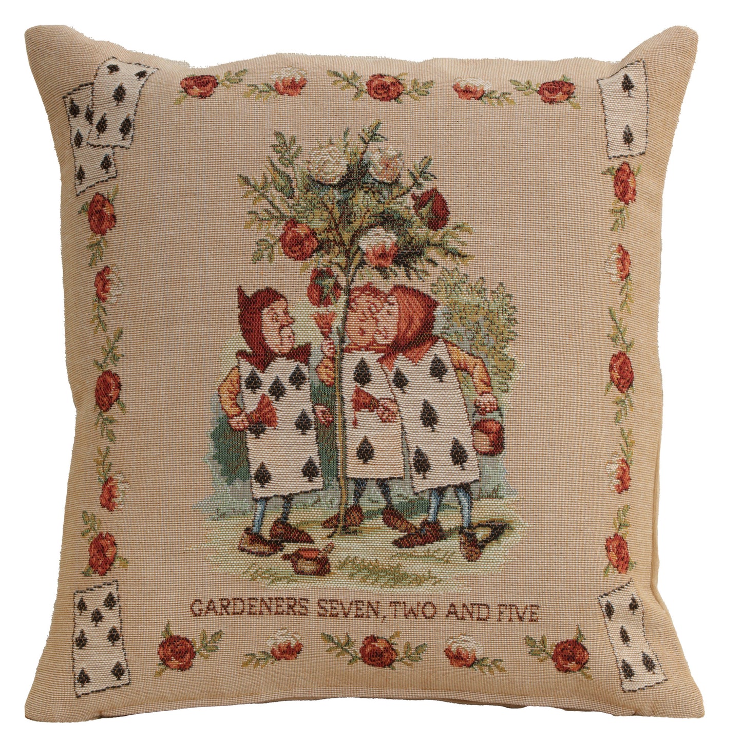 The Garden Alice In Wonderland French Cushion Cover
