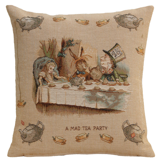 The Tea Party Alice In Wonderland I French Cushion Cover