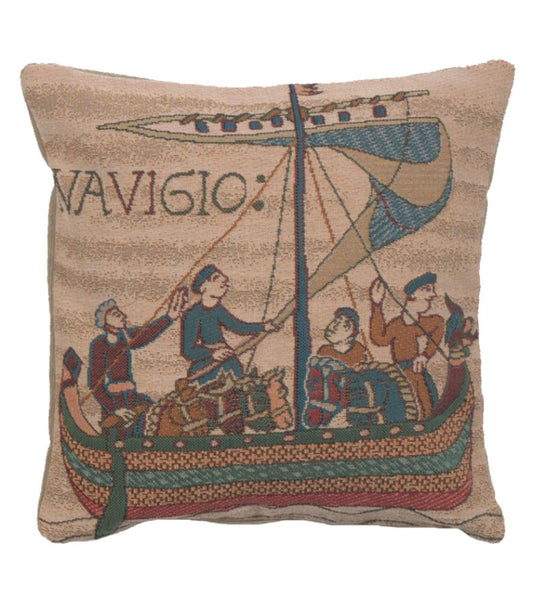 Bayeux The Boat French Cushion Cover