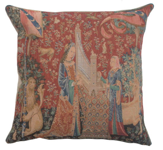 The Hearing  I Small French Cushion Cover