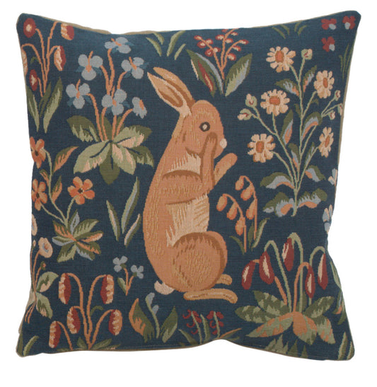 Medieval Rabbit Standing French Cushion Cover