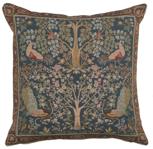 Tree In Blue French Cushion Cover