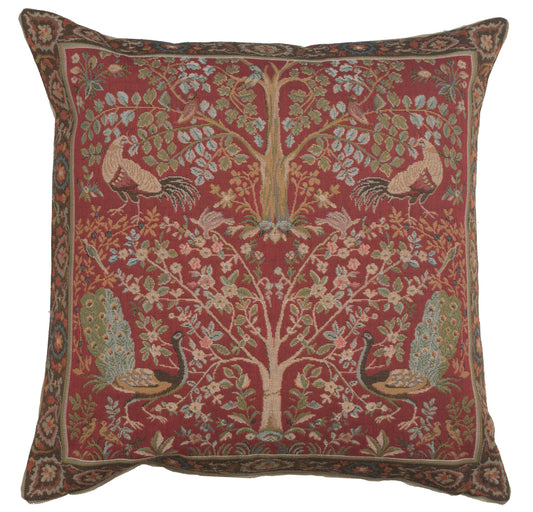 Tree In Red 1 French Cushion Cover