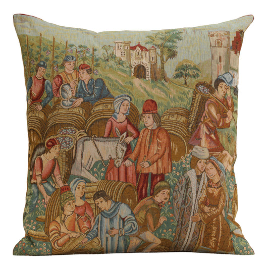Wine Making II French Cushion Cover