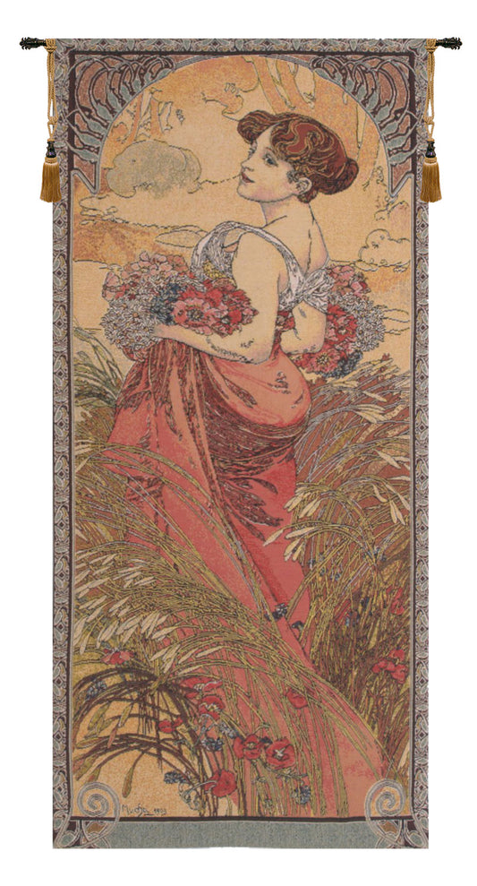 Mucha Summer I European Tapestry