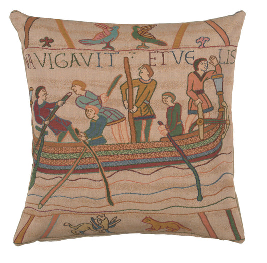 Bayeux L'Embarquement French Cushion Cover