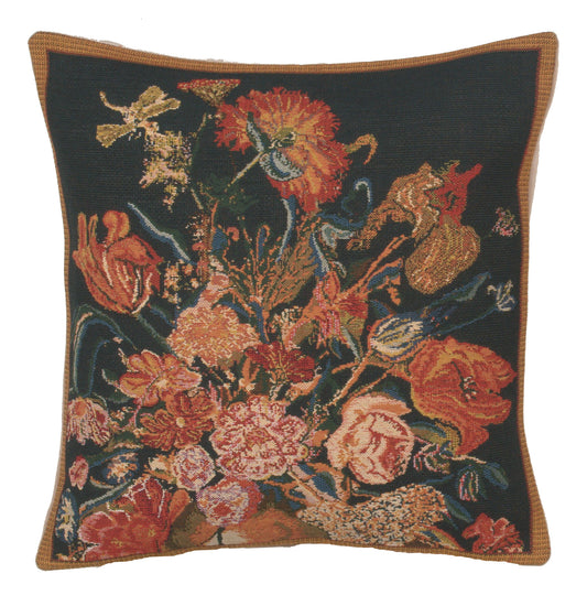 Flora Cotta Black I Cushion Cover Wholesale