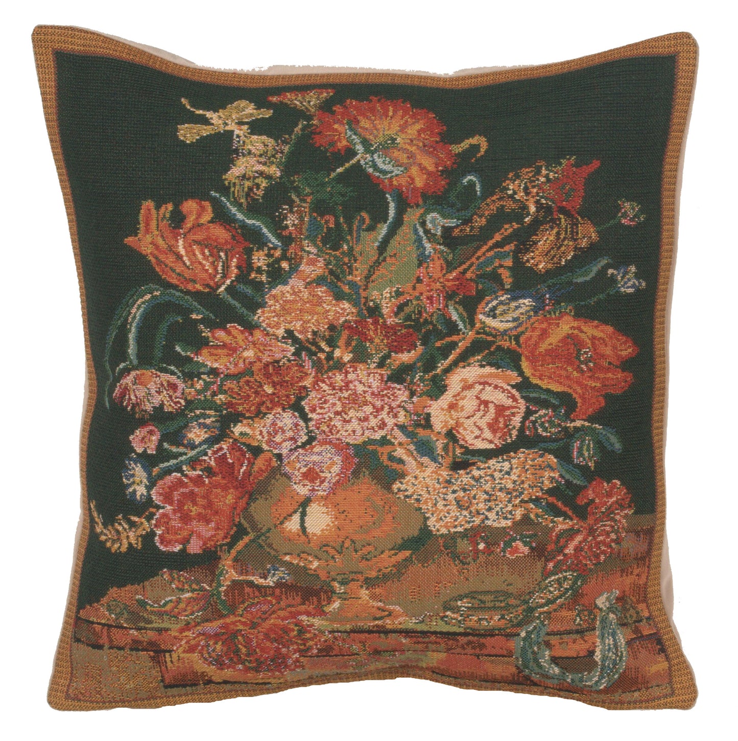 Flora Cotta Black II Cushion Cover Wholesale