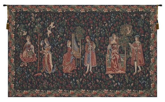 Courtly Scene Galanteries Tapestry Wholesale