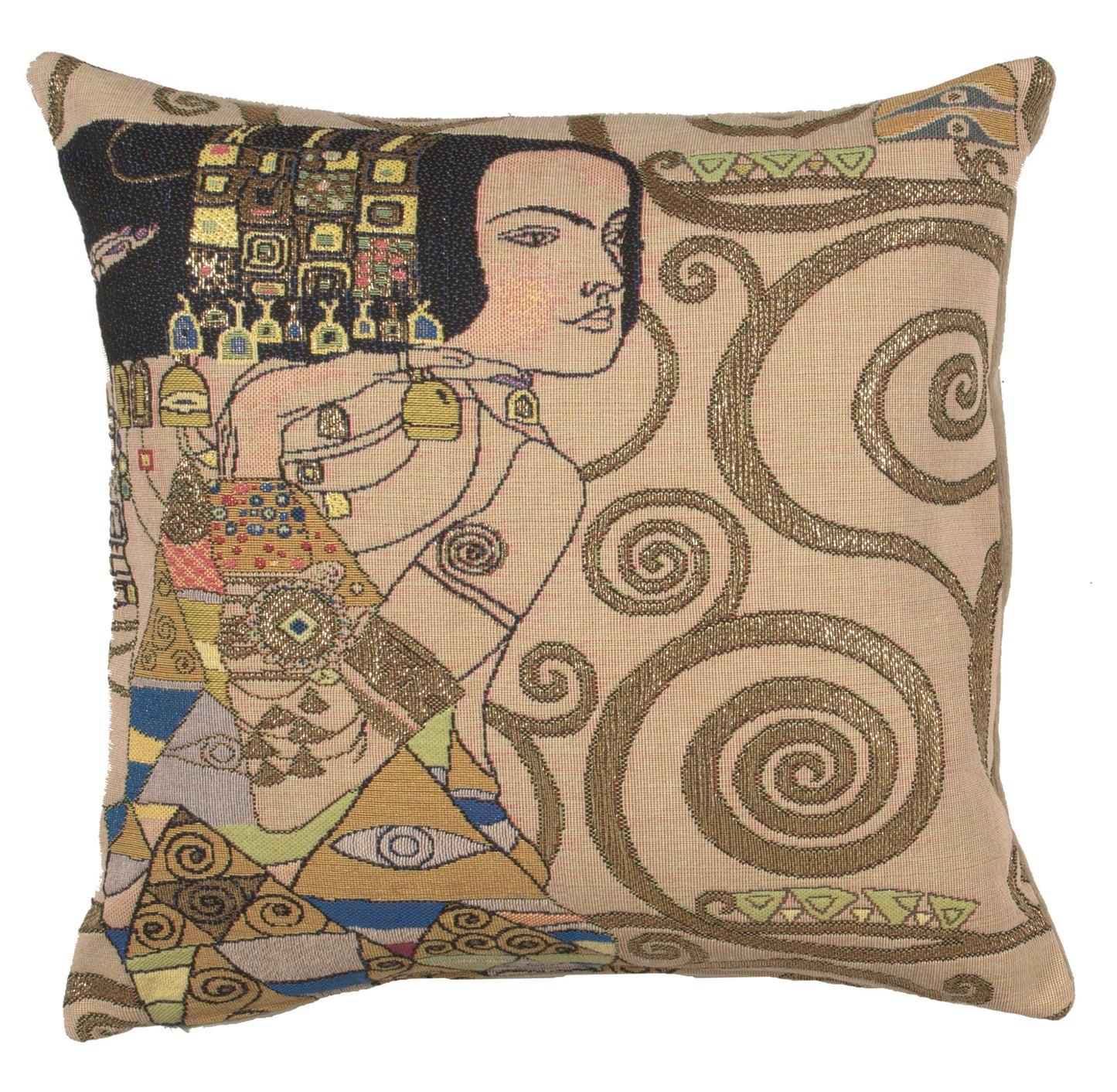 L'Attente - Klimt Jour French Cushion Cover