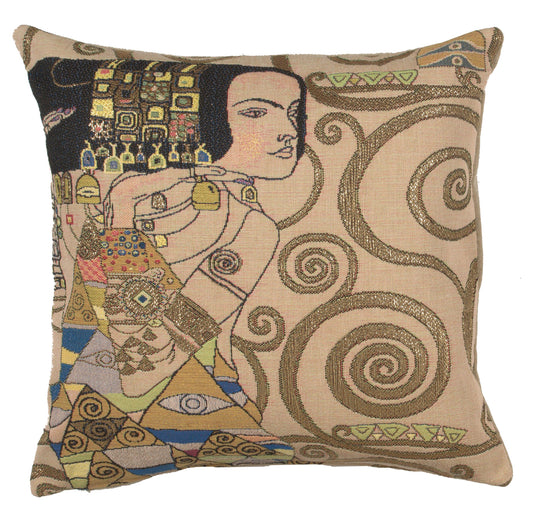 L'Attente - Klimt Jour French Cushion Cover