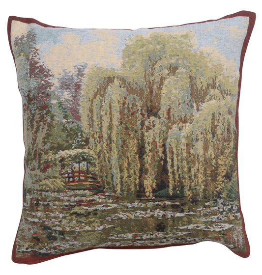 Bridge Monet's Garden  European Cushion Cover