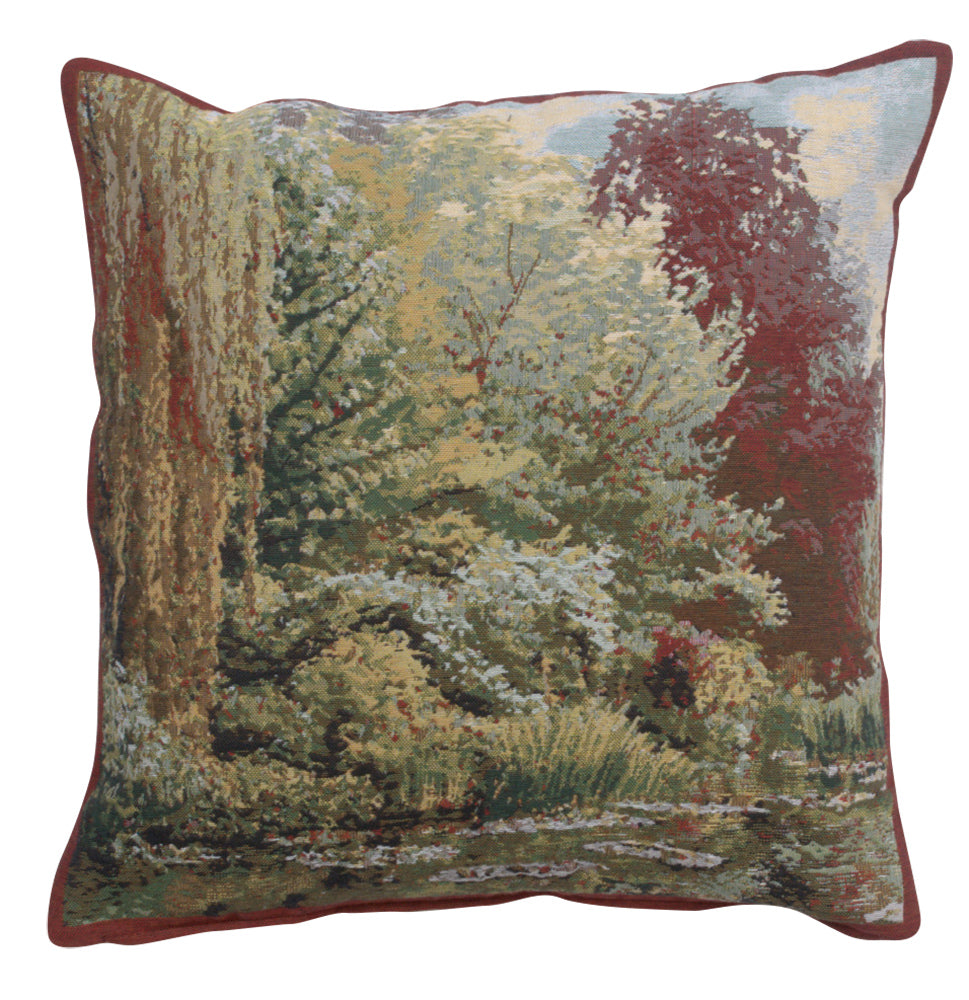 Trees Monet's Garden European Cushion Cover