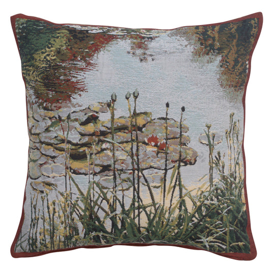 Waterlily Monet's Garden European Cushion Cover