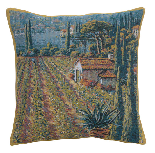 Lakeside Vineyard Right European Cushion Cover