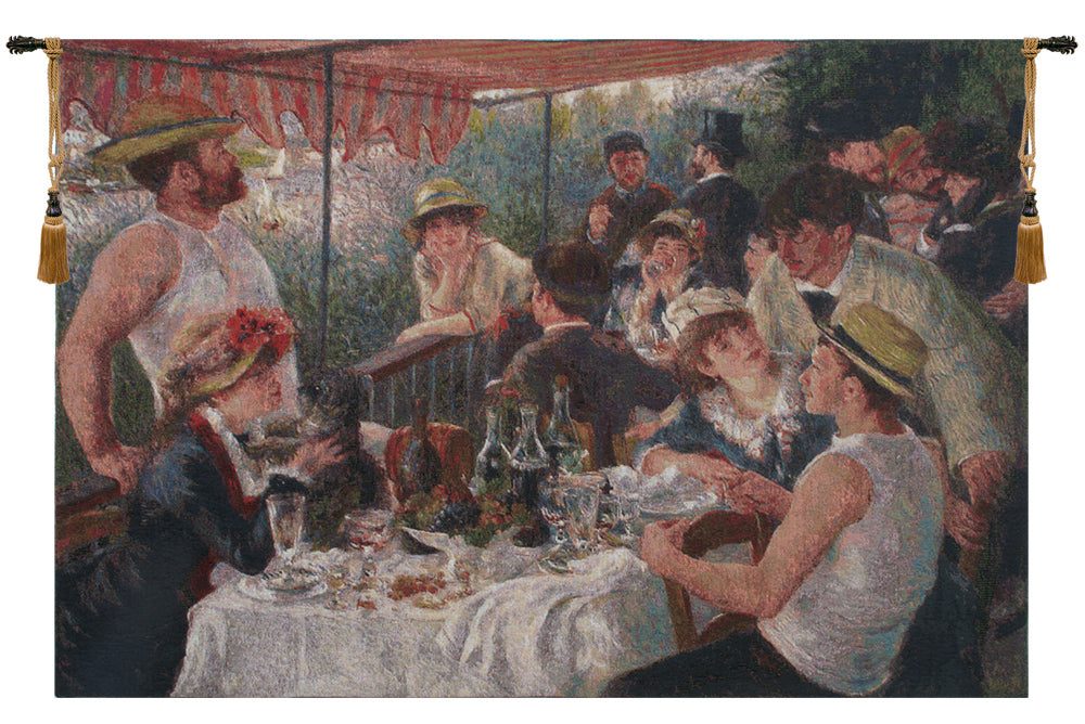 Luncheon of Boating Party Belgian Tapestry Wall Art