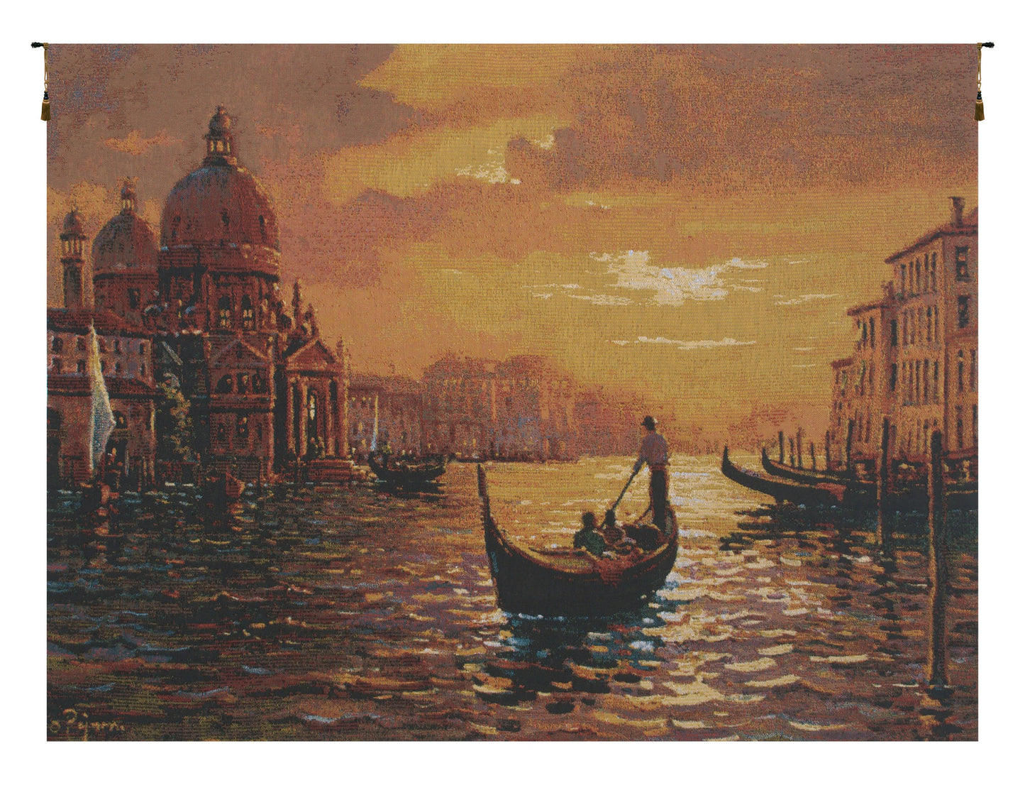 Santa Maria Sunset Belgian Tapestry Wall Art