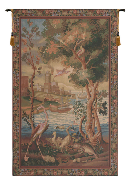 Flamingo Belgian Tapestry Wall Art