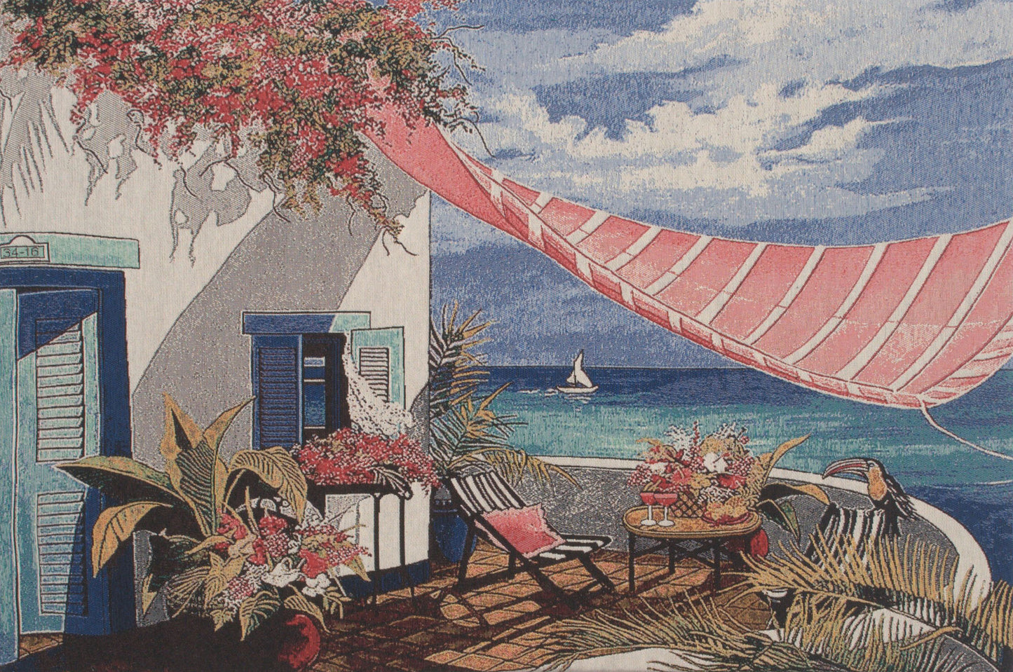 Paradise Slumber Stretched Wall Tapestry