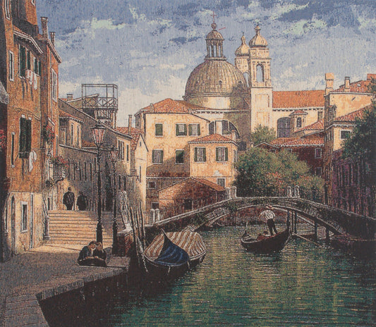 Floating Venice Stretched Wall Tapestry