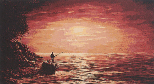 To Catch a Fish Stretched Wall Tapestry