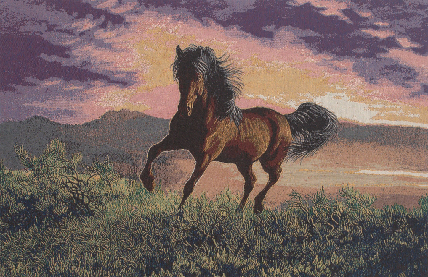 Gallop Stretched Wall Tapestry