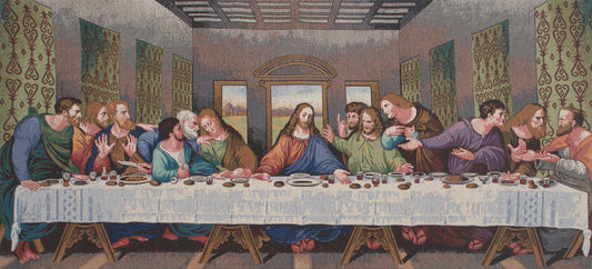 The Last Supper Tapestry Panel (Large) Stretched Wall Tapestry