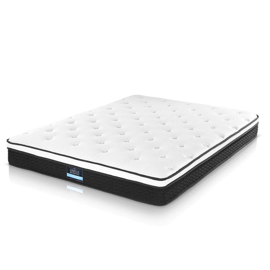 Giselle Bedding 21cm Mattress Euro Top Double Bonnell Spring Mattress
