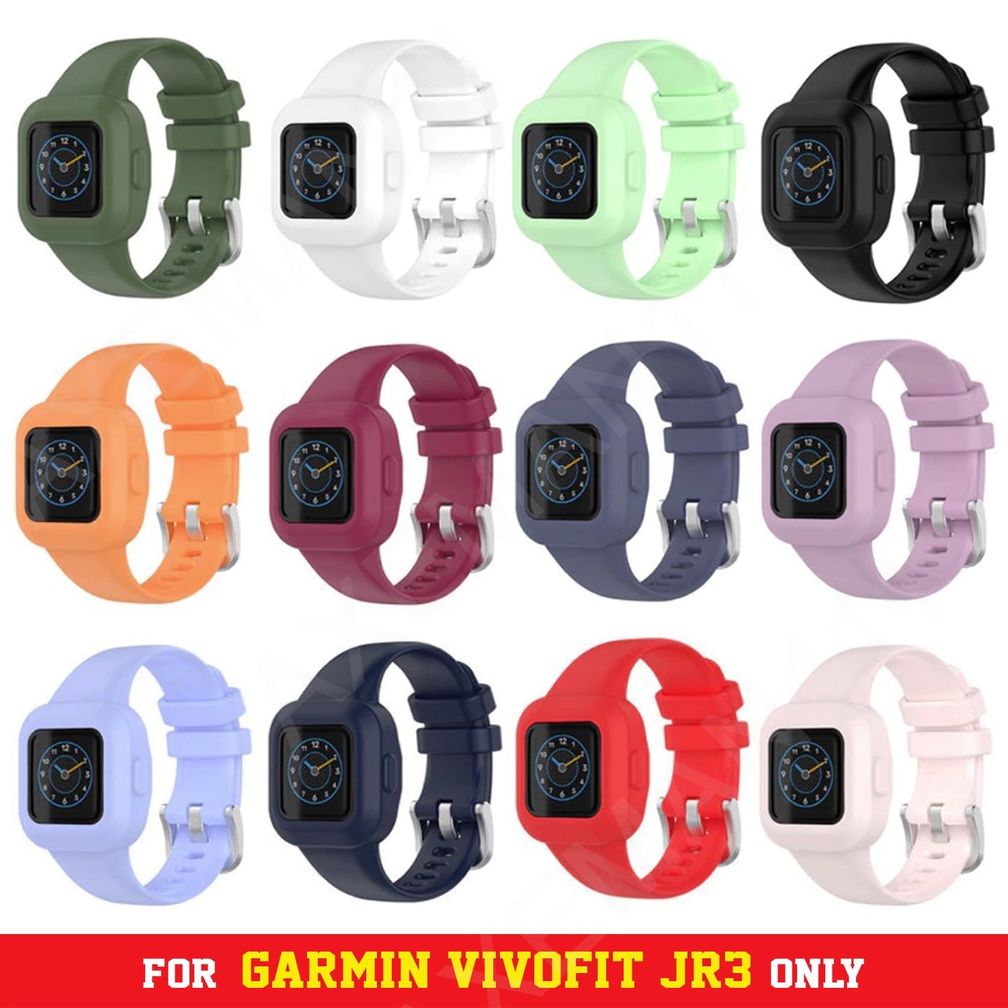 Garmin Vivofit JR3 Junior JR 3 Bands Replacement Wristband Tracker Strap