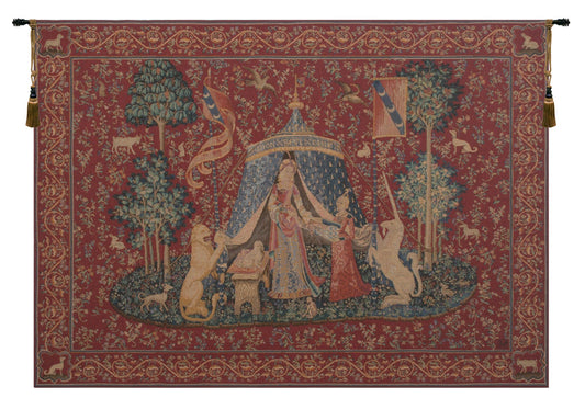 A Mon Seul Desir I French Tapestry Jacquard Woven Wall Hanging Home Decor - RoseStraya.com