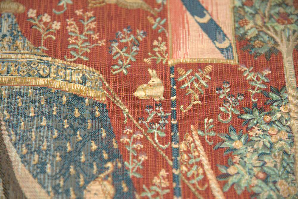 A Mon Seul Desir III Large French Cushion European Jacquard Tapestry Covers Living Room Decor - RoseStraya.com