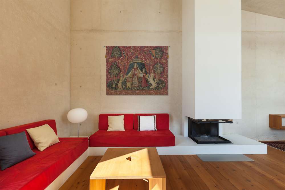 A Mon Seul Desir IV Tapestry Wall Hanging European Home Decor - RoseStraya.com