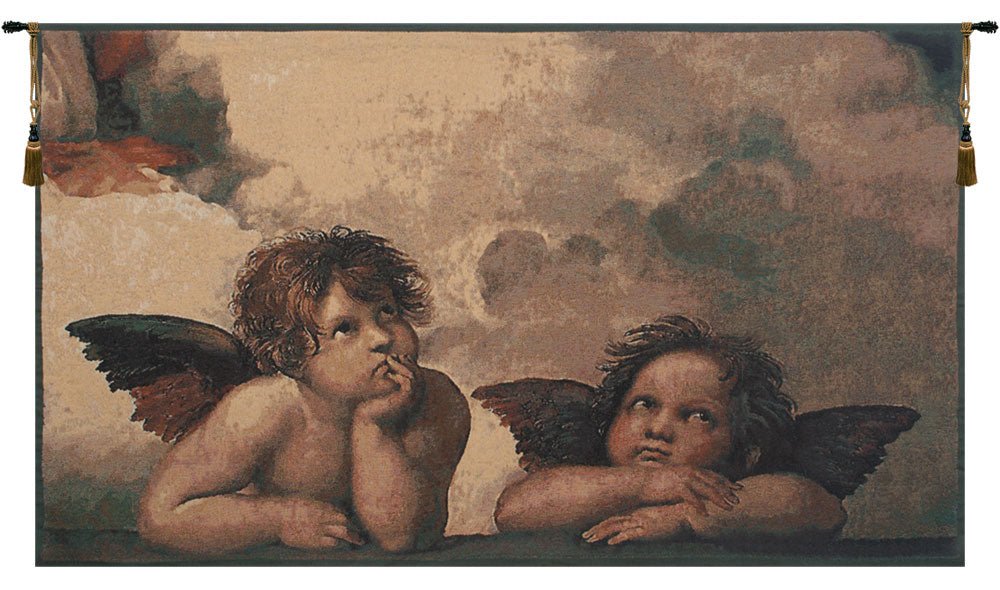 Angels by Raffael Belgian Tapestry Wall Art - RoseStraya.com
