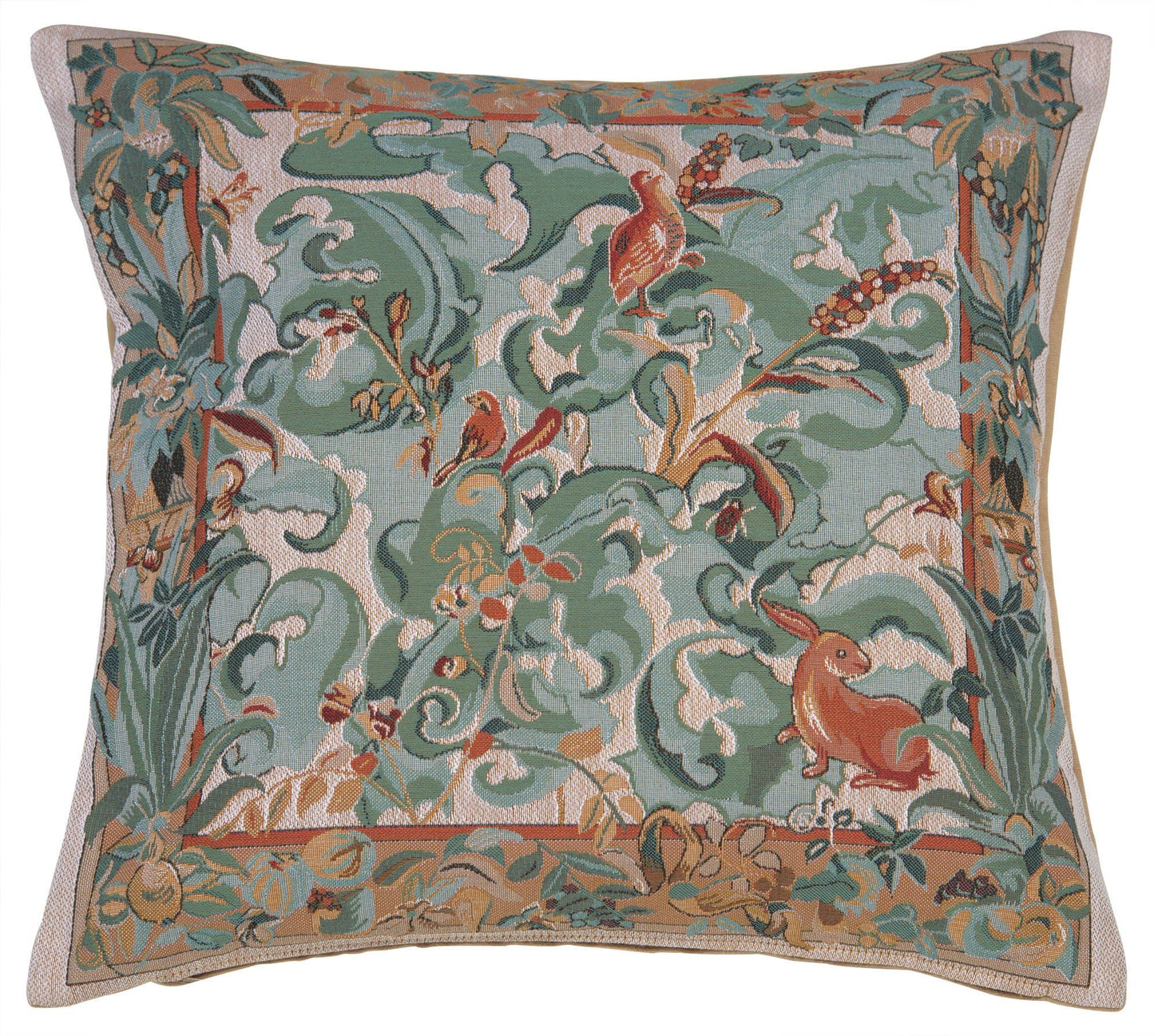 Animals with Aristoloches Light French Tapestry Cushion Covers Lining Zipper - RoseStraya.com