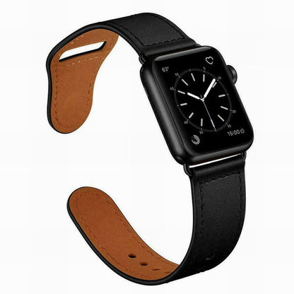 Genuine Leather Strap Fit Apple Watch iWatch Series SE 8 7 6 5 4 3 2 1 41mm 45mm